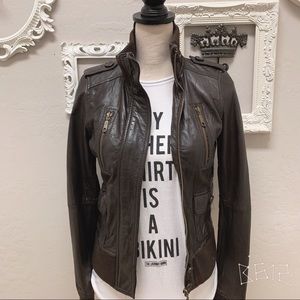 Zara TRF Leather Jacket